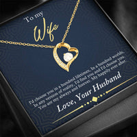 Load image into Gallery viewer, To My Wife - Hundred Lifetimes - Necklace
