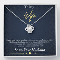 Load image into Gallery viewer, To My Wife - Always Keep Me In Your Heart - Necklace

