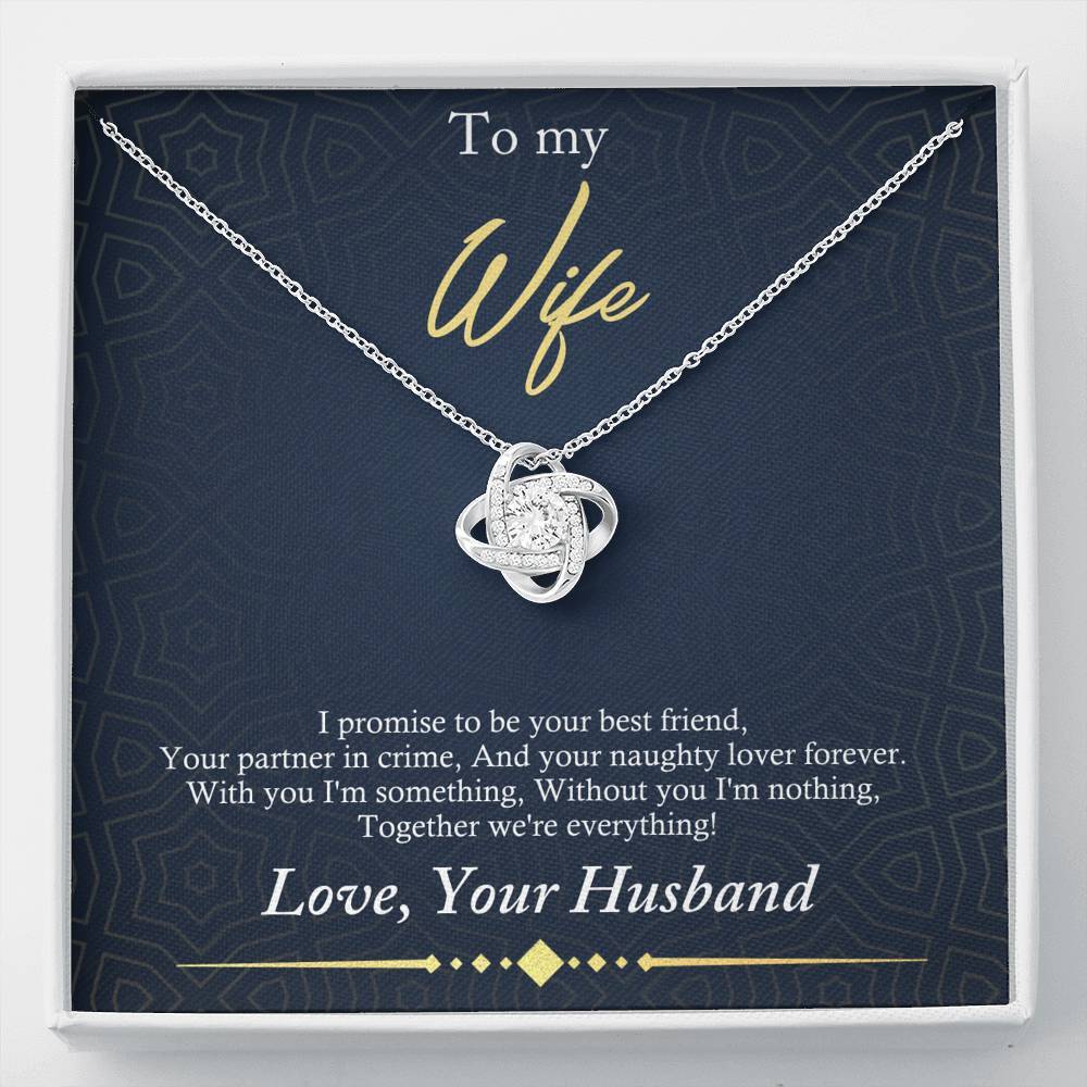 To My Wife - I Promise To Be Your Best Friend - Necklace